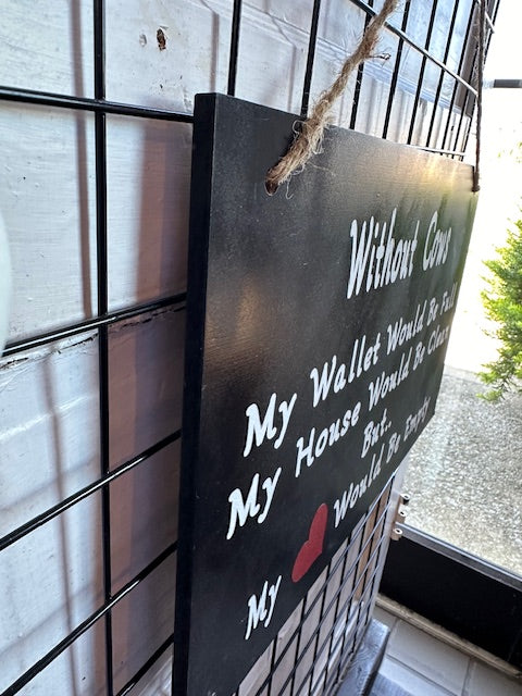 My God Way Maker Hanging Sign