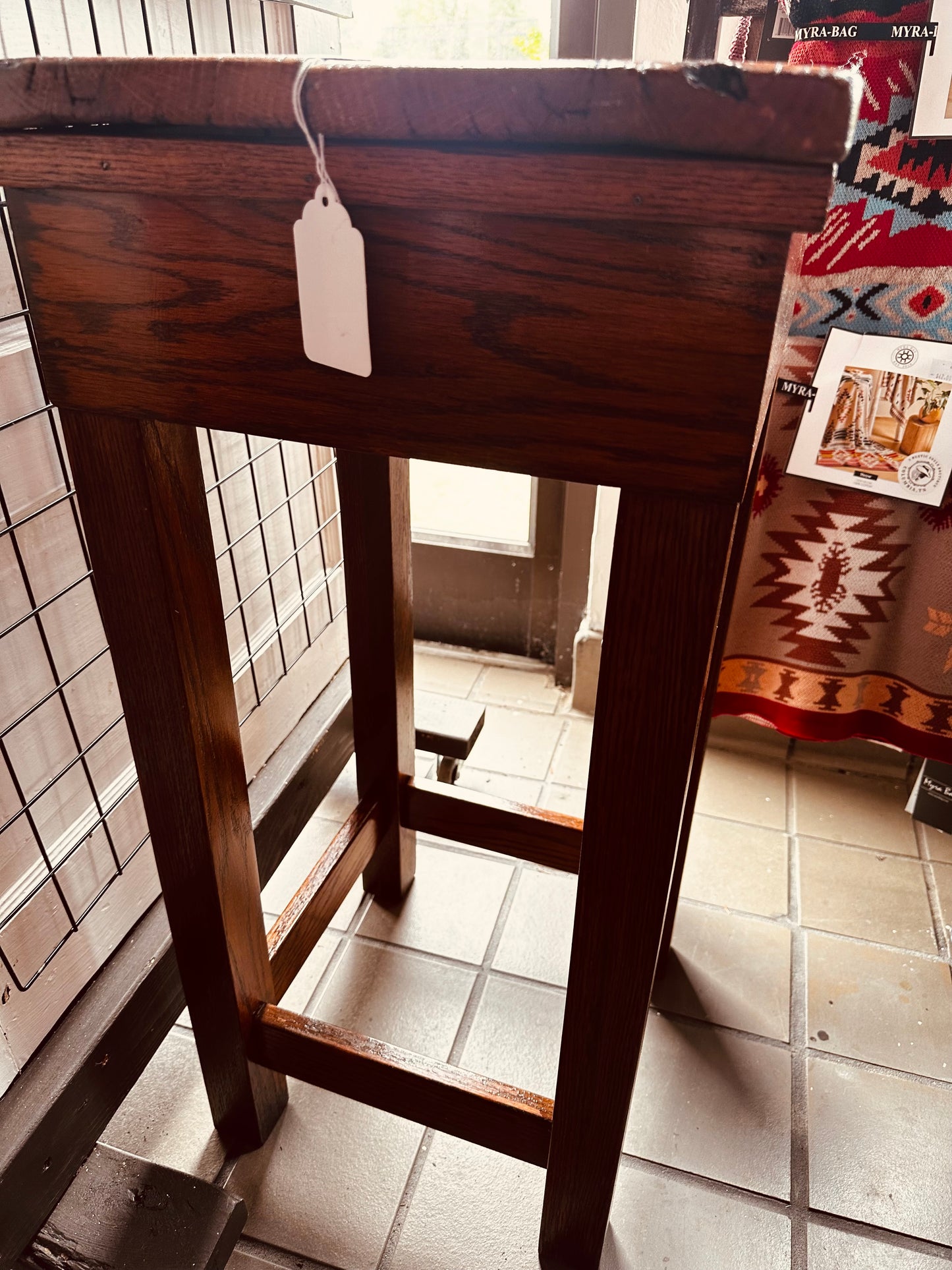 Wooden Entryway, Corner or Side Table