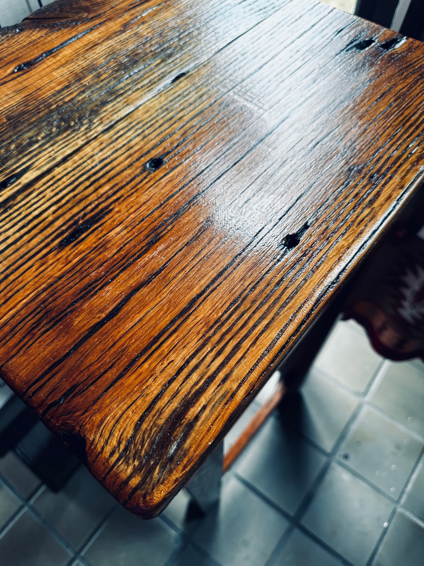 Wooden Entryway, Corner or Side Table