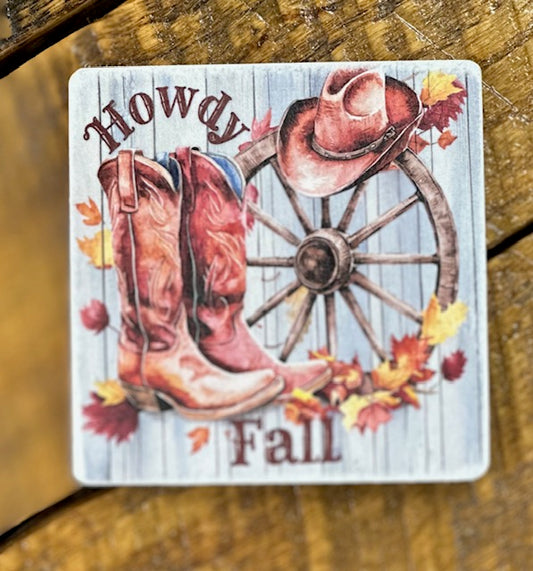 Western Style Wooden Coasters